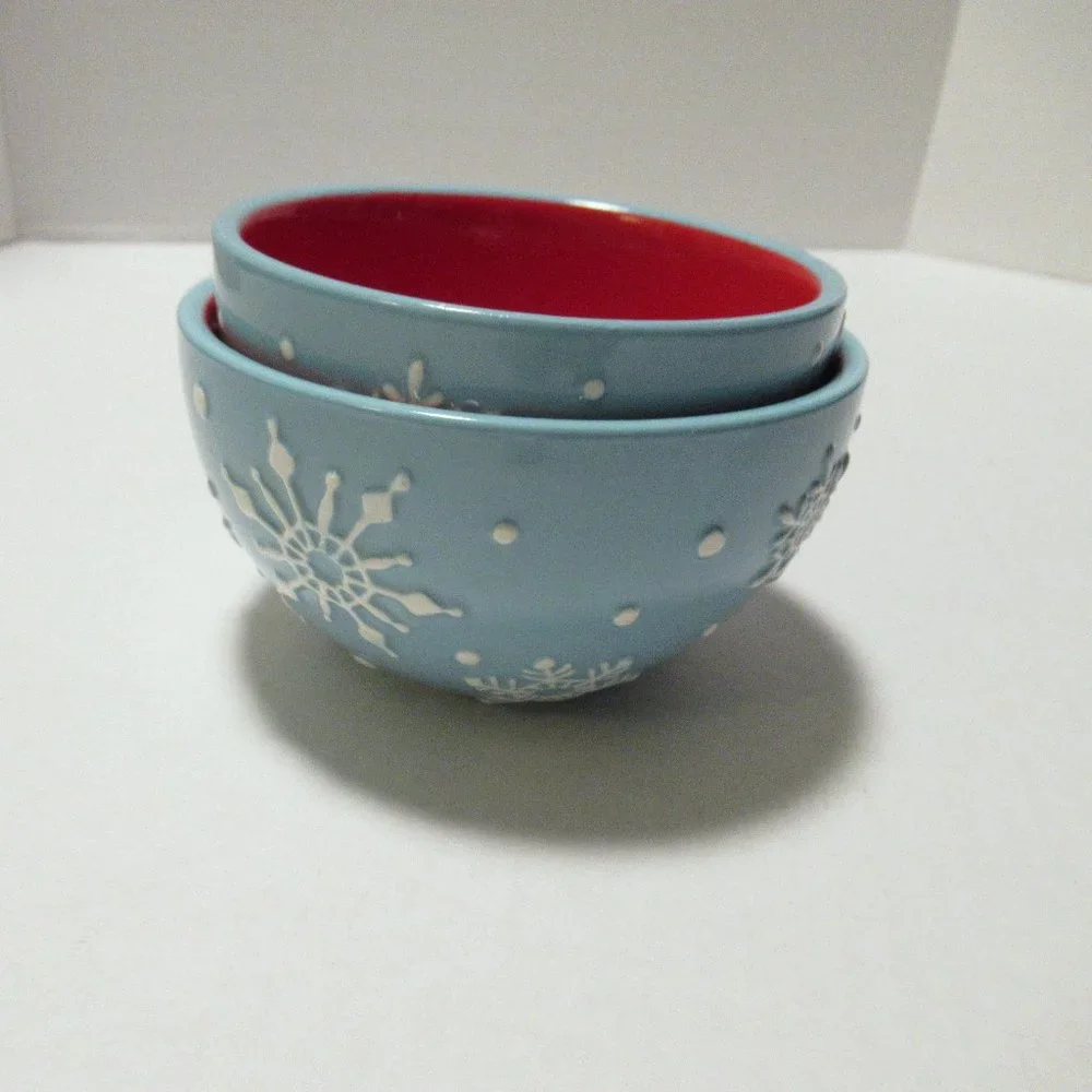 Hallmark Snowflake Bowl set